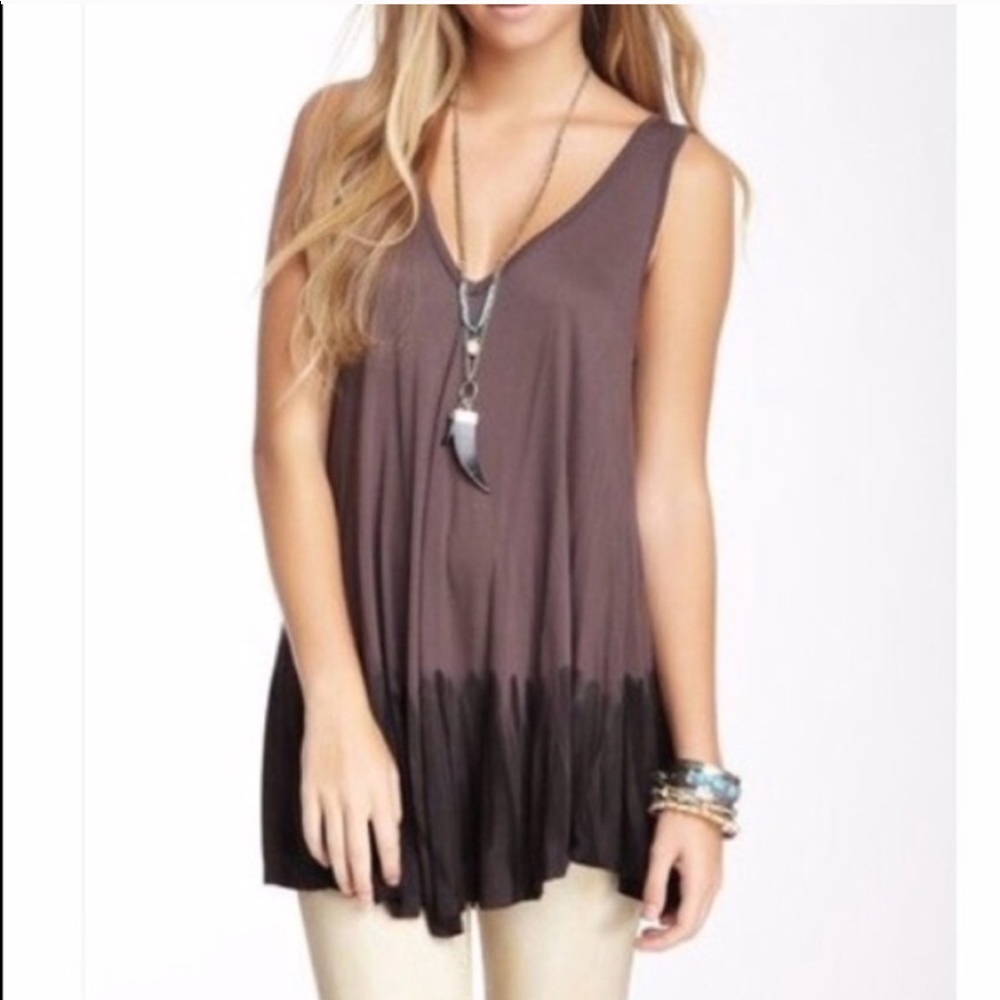 Free People Ombré Flowing Tunic Tank